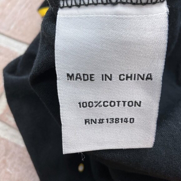 Born‎ Fly T-Shirt Men 3XLarge Black Multi THE INCREDIBLE...SUPER FLY Embroidered - Picture 9 of 10